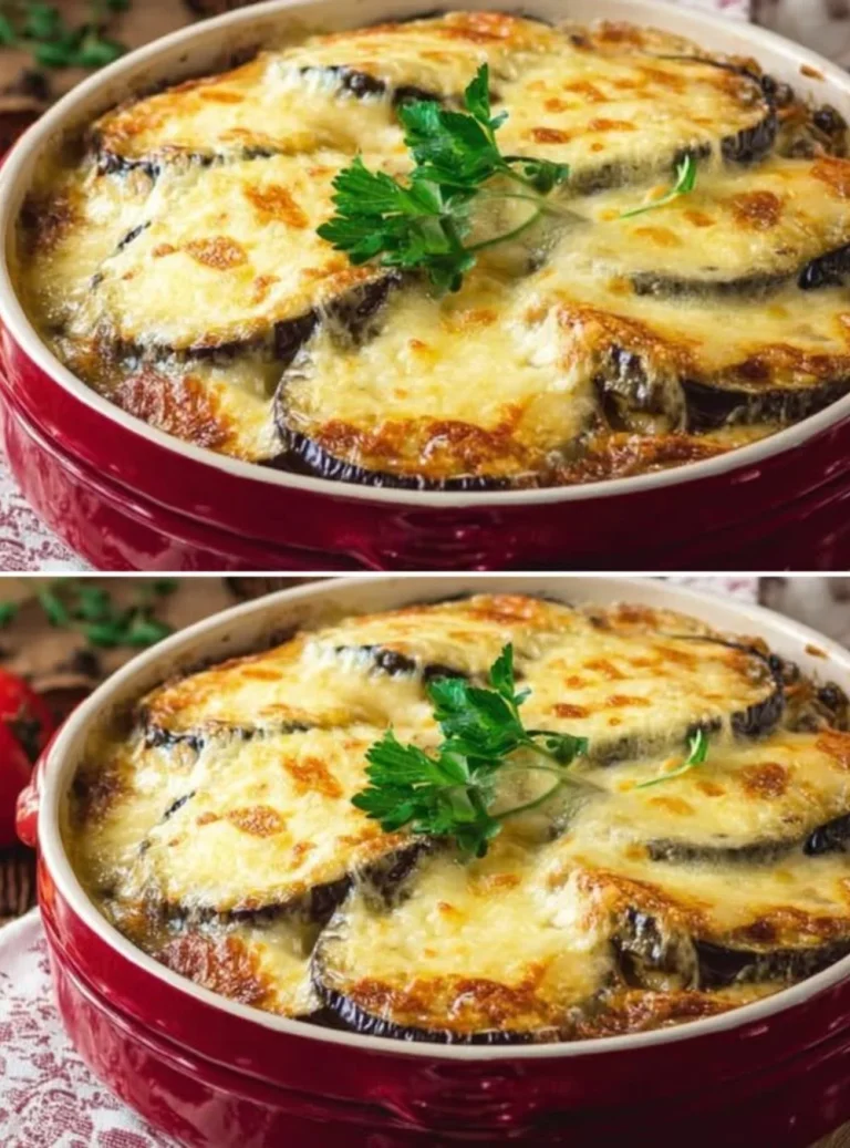 Gratin di Melanzane al Forno con Besciamella e Crosticina Dorata