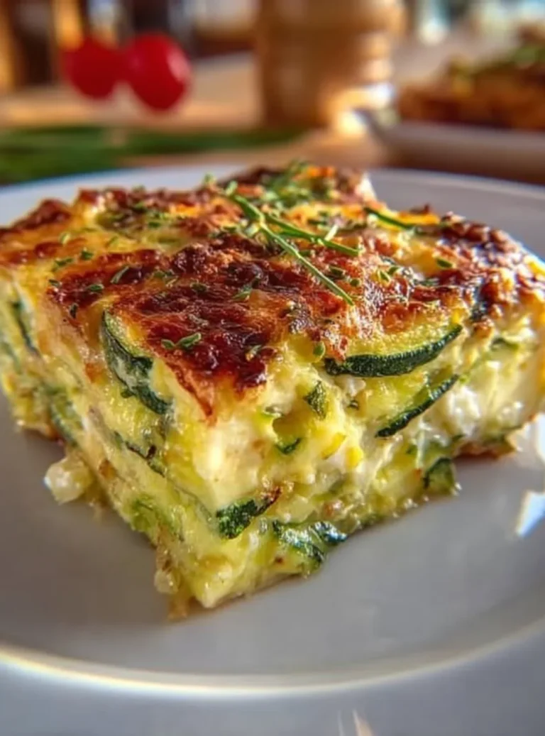 Zucchine al forno con formaggio e uova, un piatto sano e gustoso.