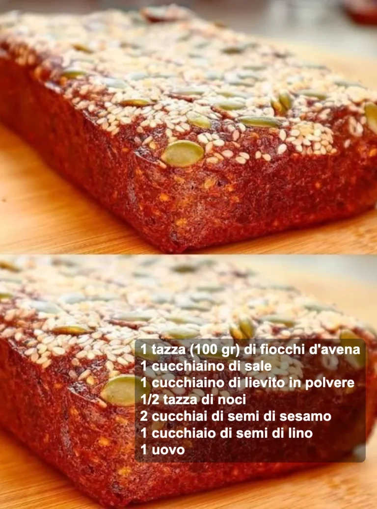 Pane veloce all'avena appena sfornato, soffice e dorato