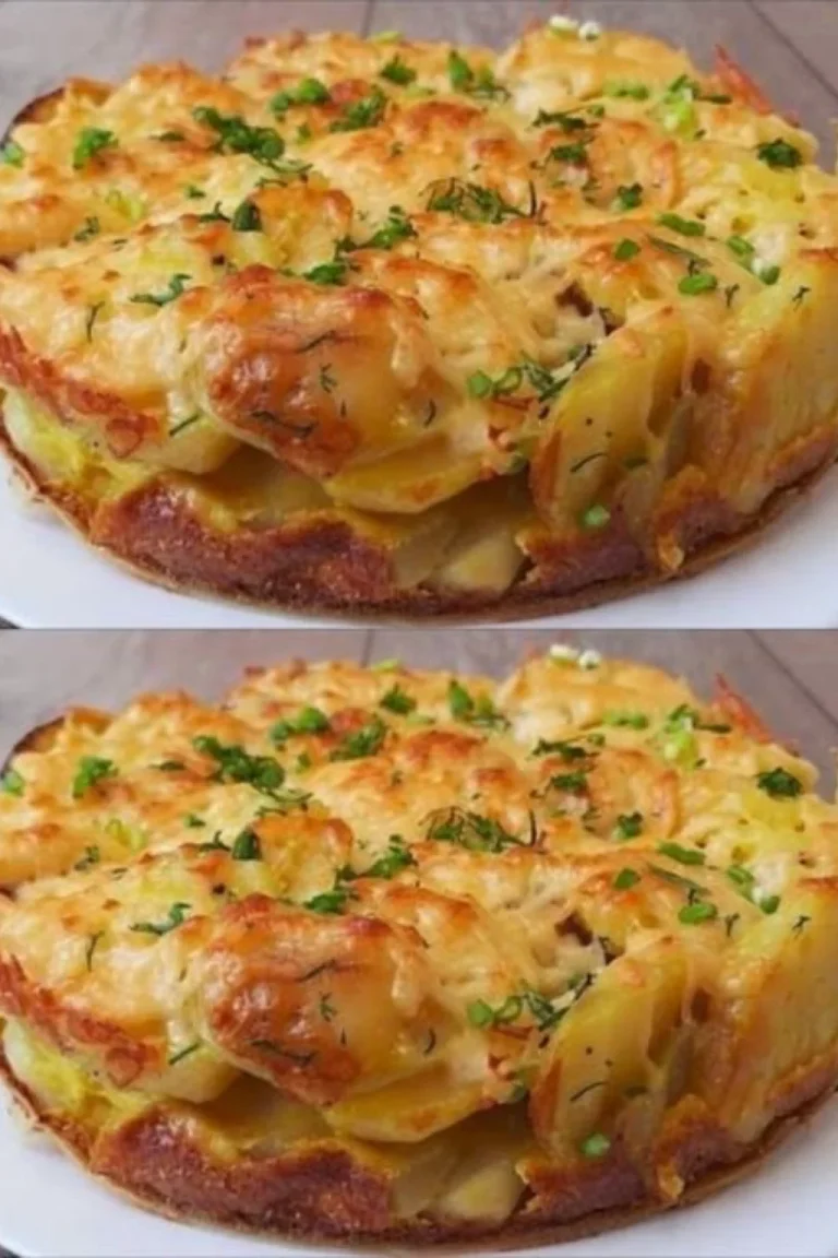 Un piatto di patate e uova appena cotte, servito caldo.