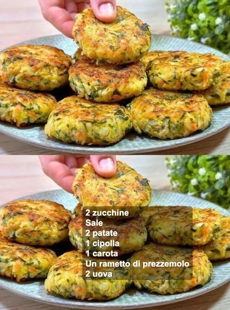 Piatto cucinato con patate e zucchine fresche
