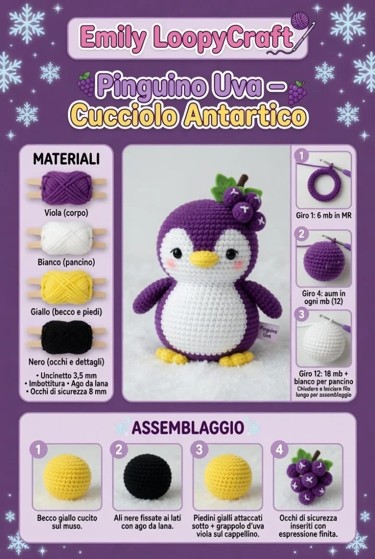 Cucciolo di Pinguino Uva nell'Antartico