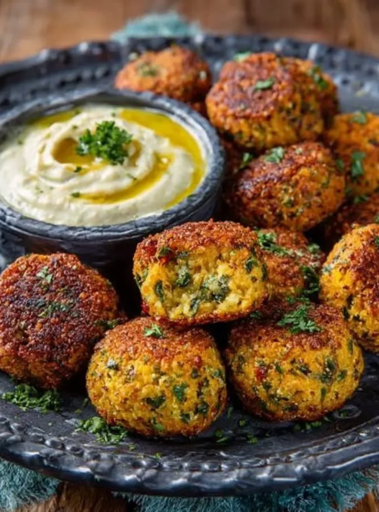 Polpettine di zucchine croccanti e gustose servite su un piatto