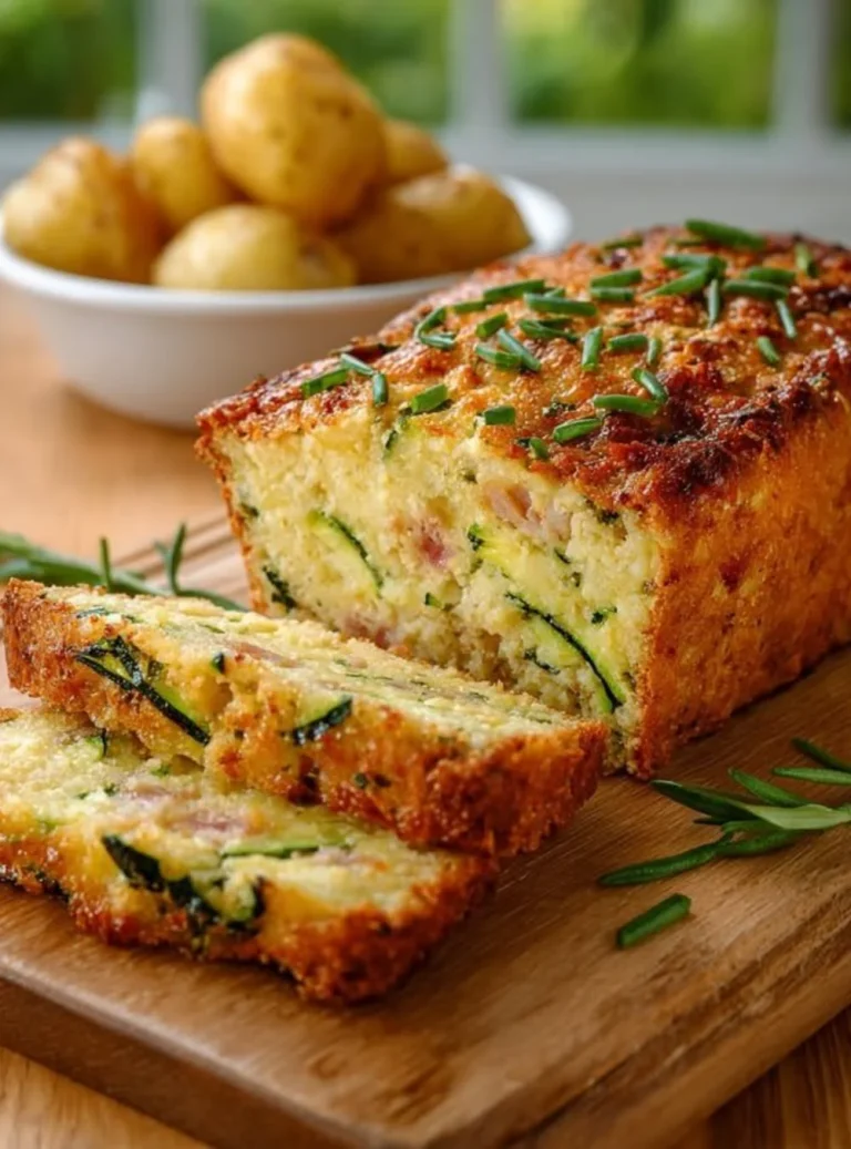 Polpettone di zucchine facile, morbido e perfetto a fette per ogni occasione.