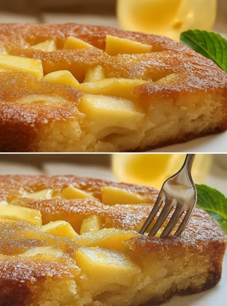 Fetta di Torta di Mele con Limoncello servita su un piatto