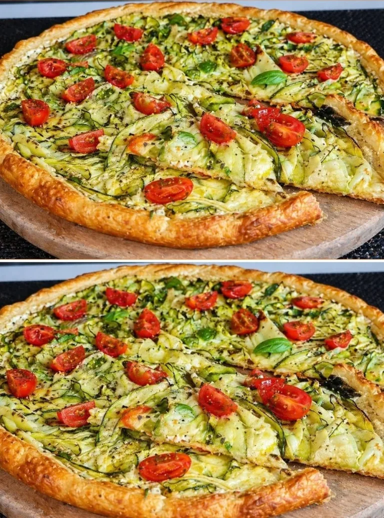 Rotoli di zucchine in pasta sfoglia pronti per essere serviti