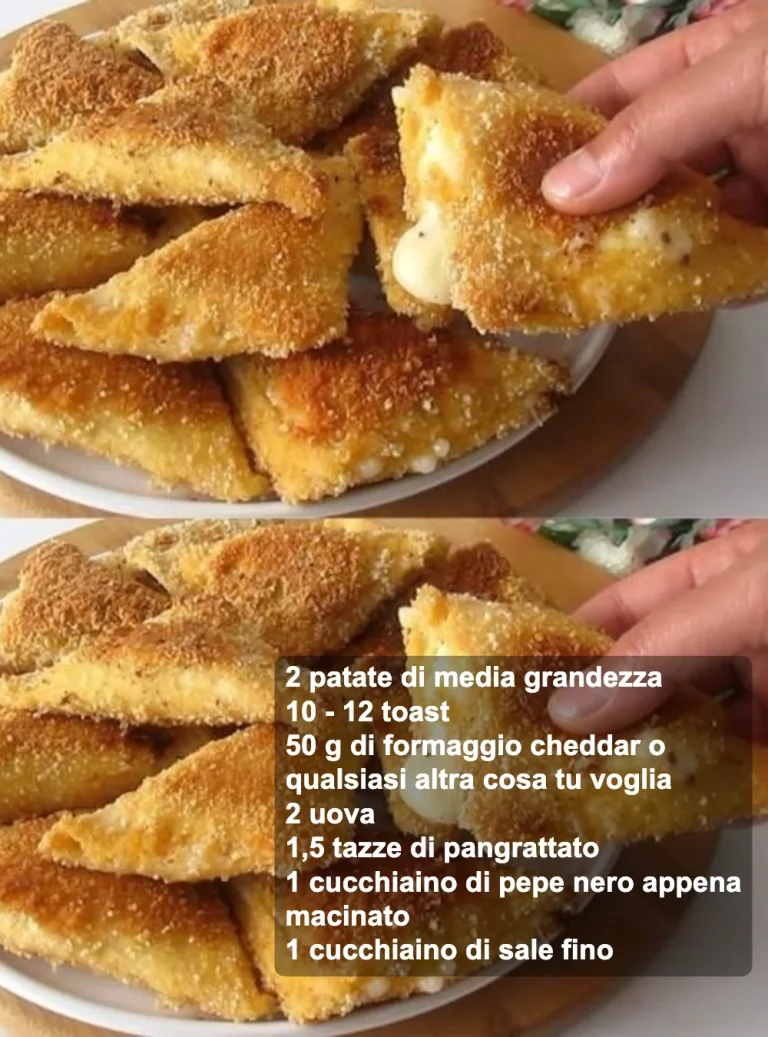 Toast di Patate al Formaggio croccante e filante