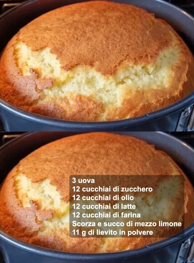 Torta 12 cucchiai, dolce semplice e delizioso da preparare facilmente.