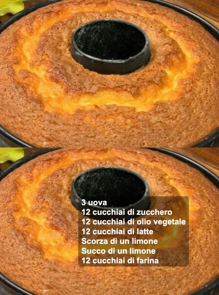Una deliziosa fetta di Torta al Limone decorata con fette di limone fresco.