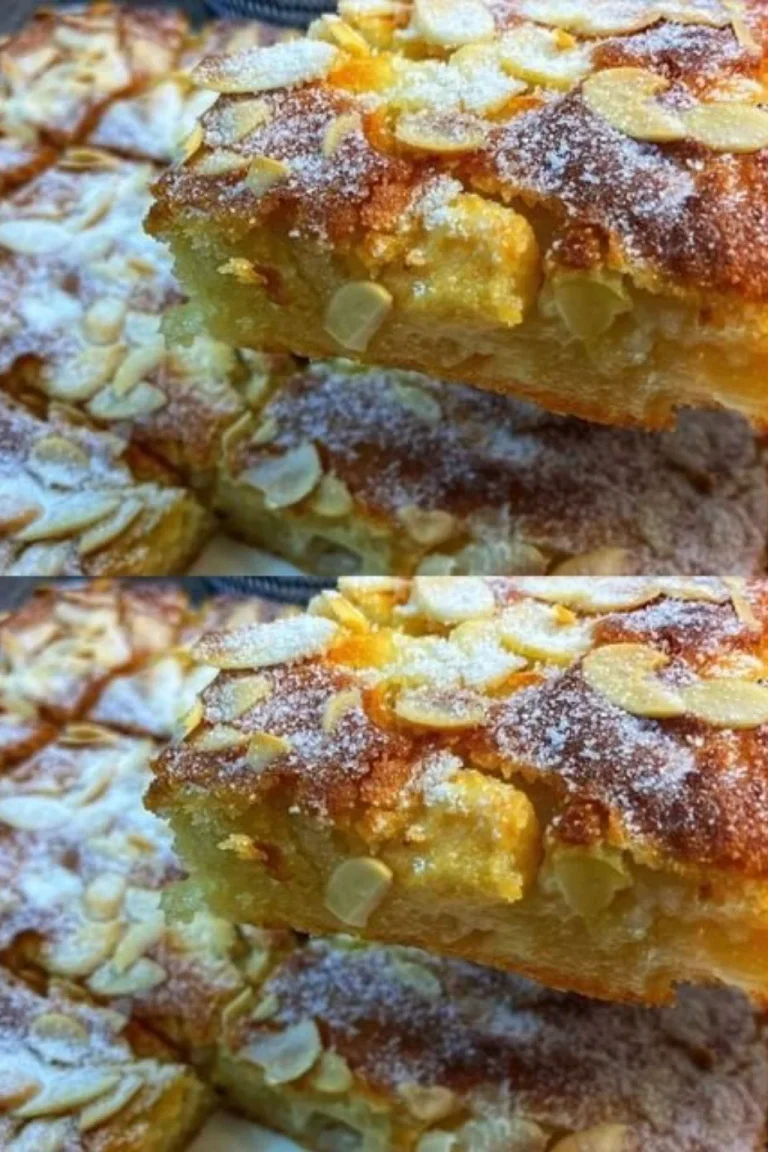Fetta di torta mele alle 3 mele, yogurt e mandorle