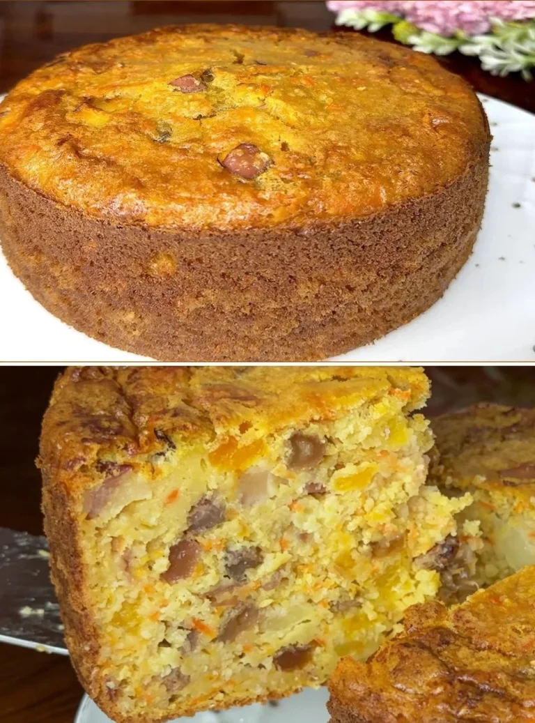 Fetta di torta di avena sana con ingredienti freschi