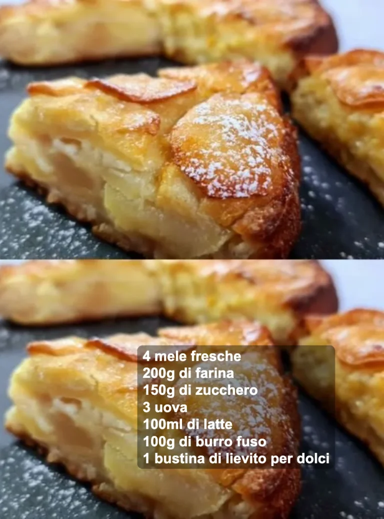 Fetta di torta di mele fatta in casa con mele fresche e cannella.