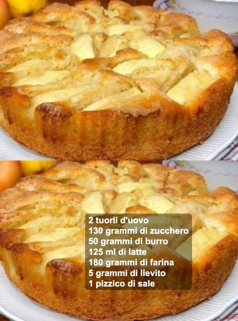 Torta Di Mele Italiana con mele fresche e cannella