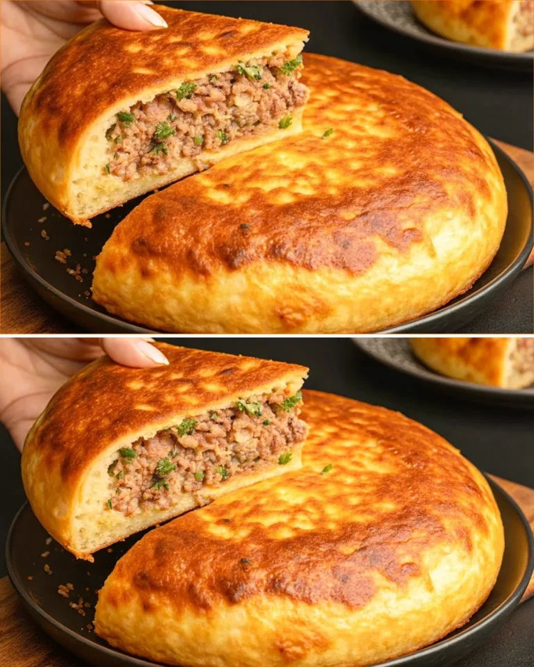 Torta di Patate e Manzo pronta da servire, piatto tradizionale italiano