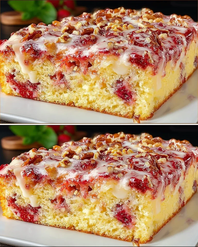 Torta di yogurt e fragole decorata con frutta fresca