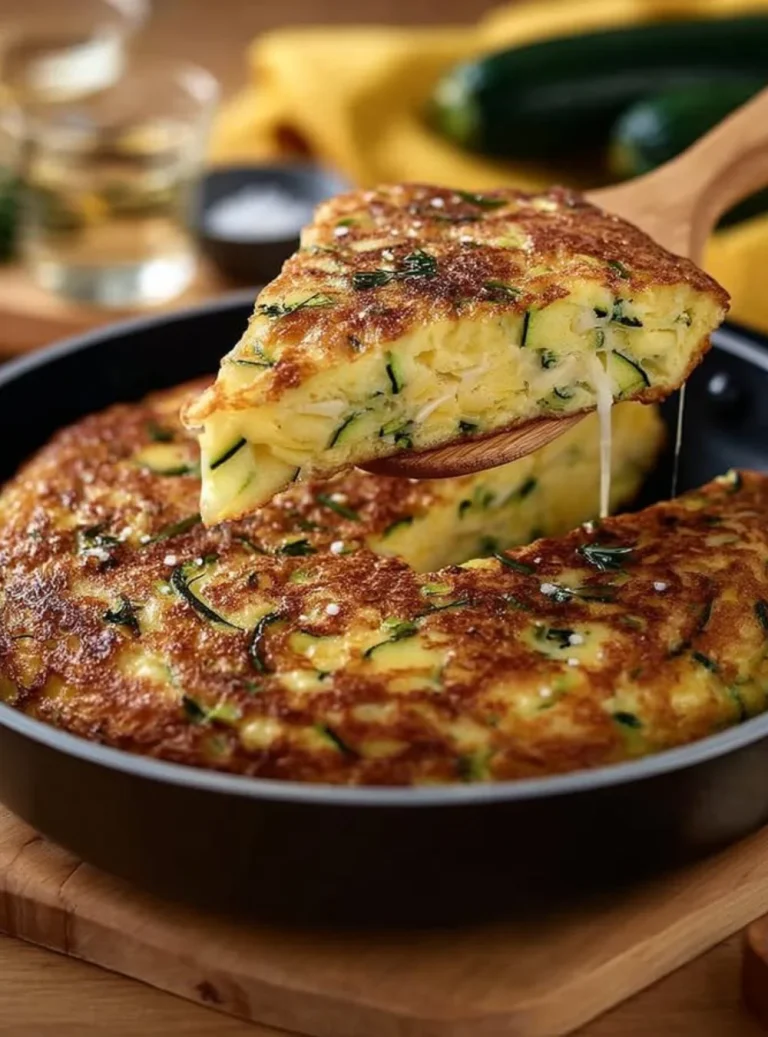 Torta di Zucchine e Patate appena sfornata, piatto gustoso e sano