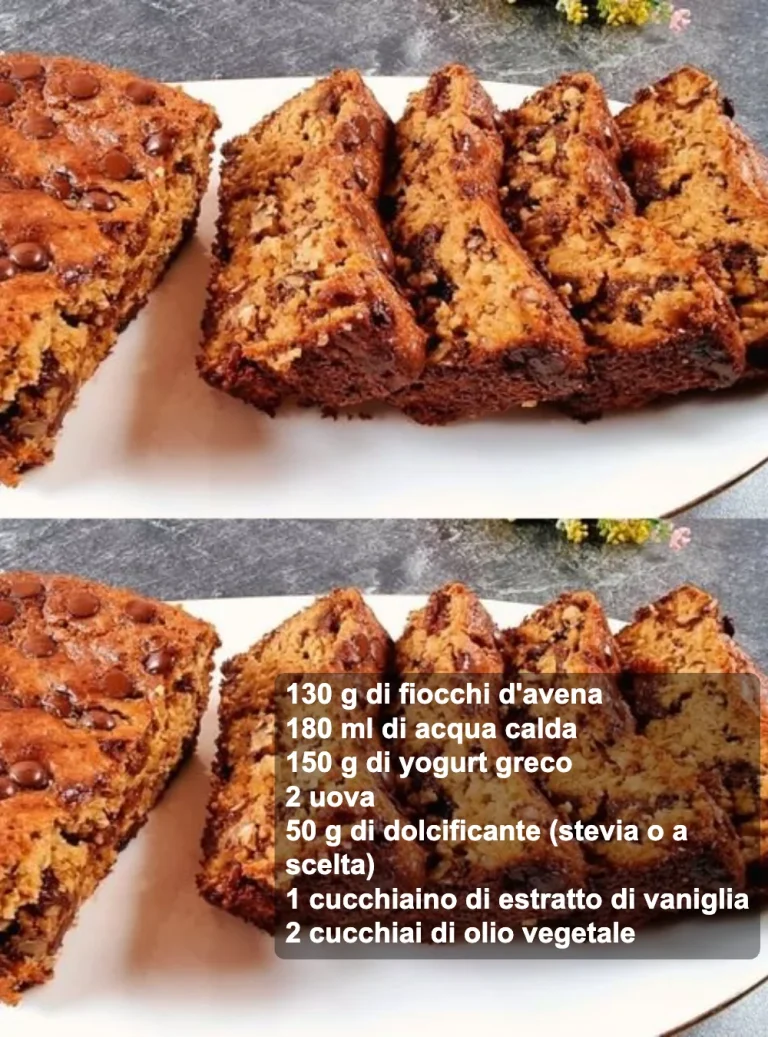 Torta dietetica con avena, yogurt e uvetta - ricetta sana