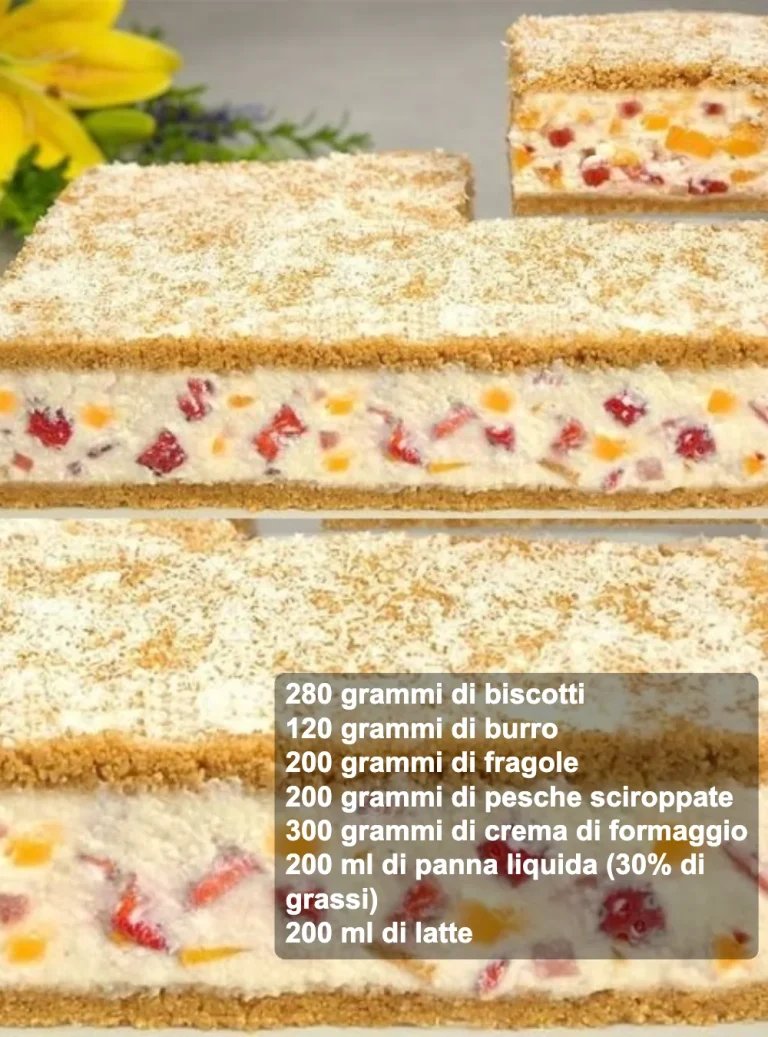 Torta senza forno pronta in 5 minuti, veloce e gustosa.