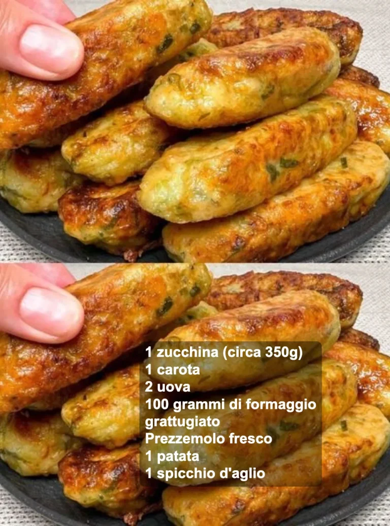 Zucchine con farina d'avena e salsa al paprika in un piatto colorato