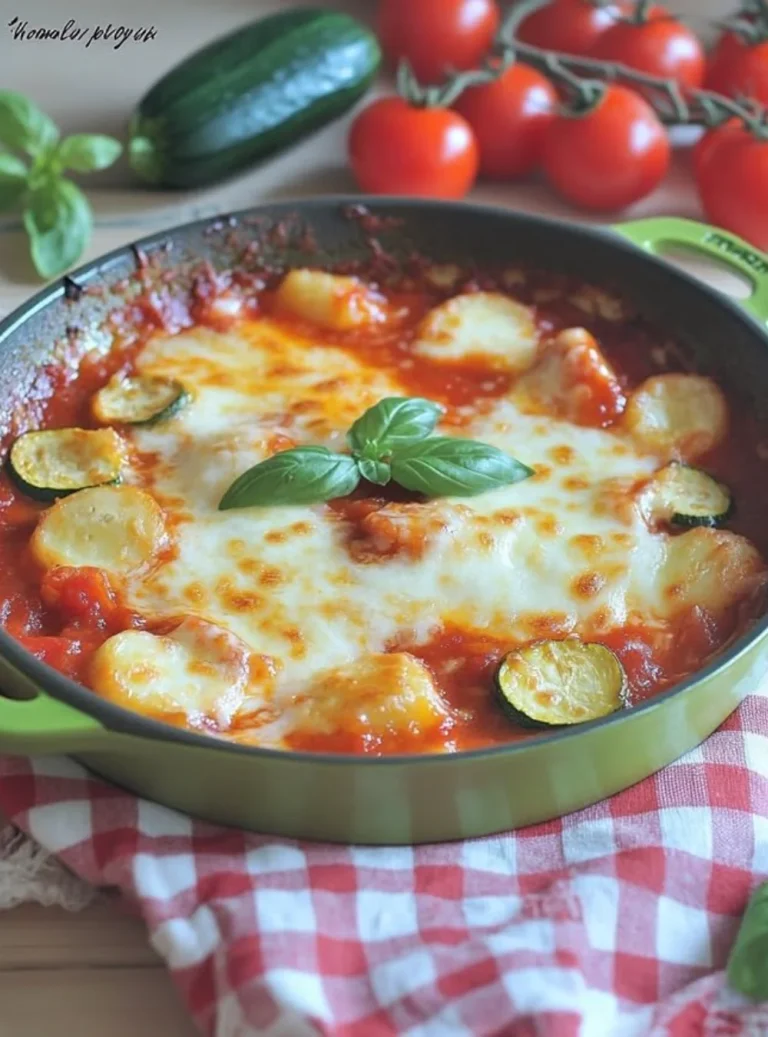 Piatto di Zucchini alla Pizzaiola pronti da servire