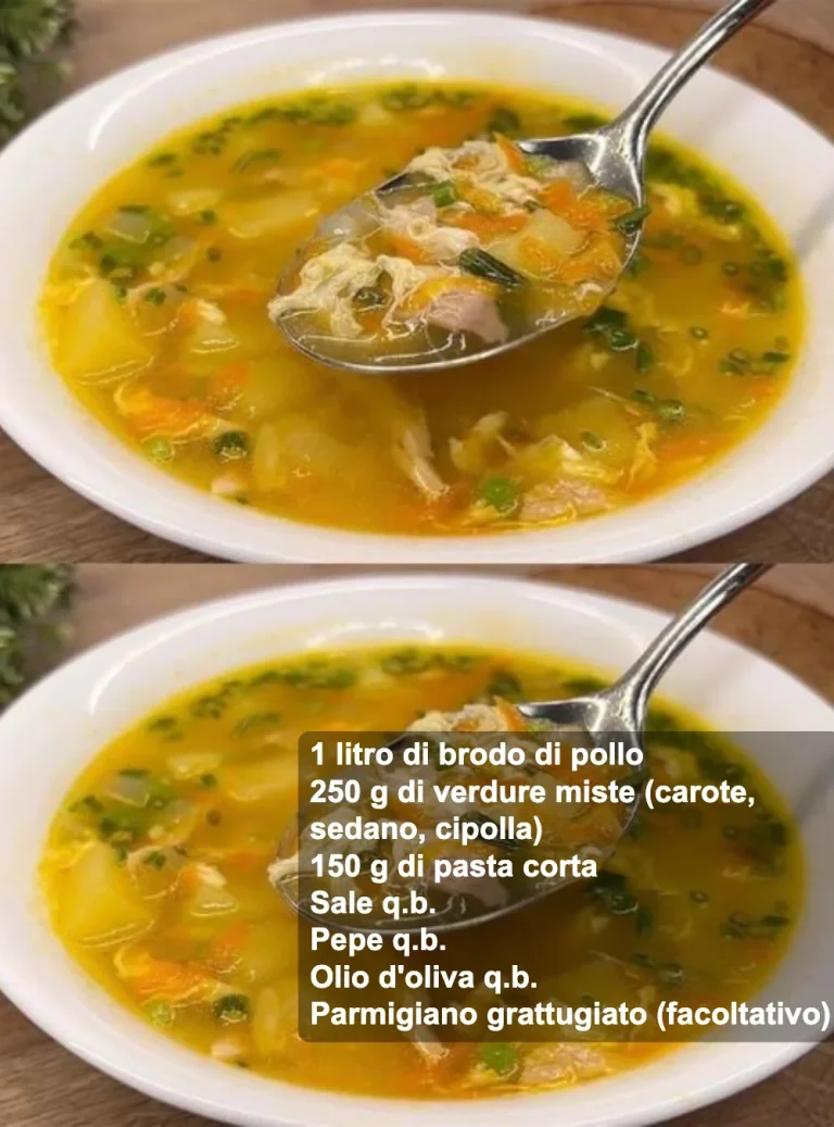 Zuppa della Nonna, una tradizionale ricetta italiana ricca di sapori genuini