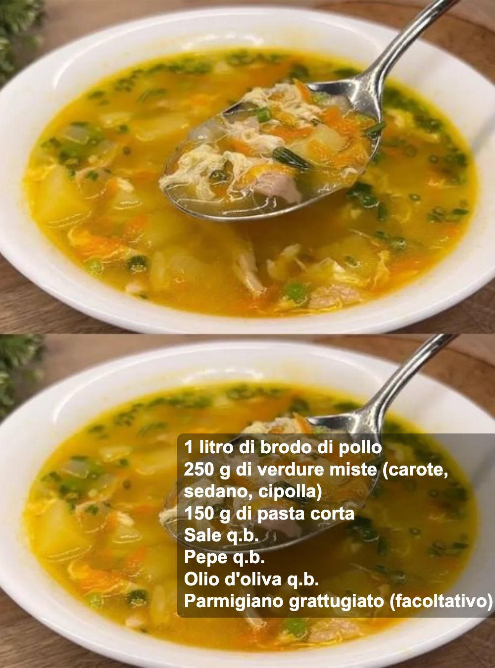 Zuppa della Nonna, una tradizionale ricetta italiana ricca di sapori genuini