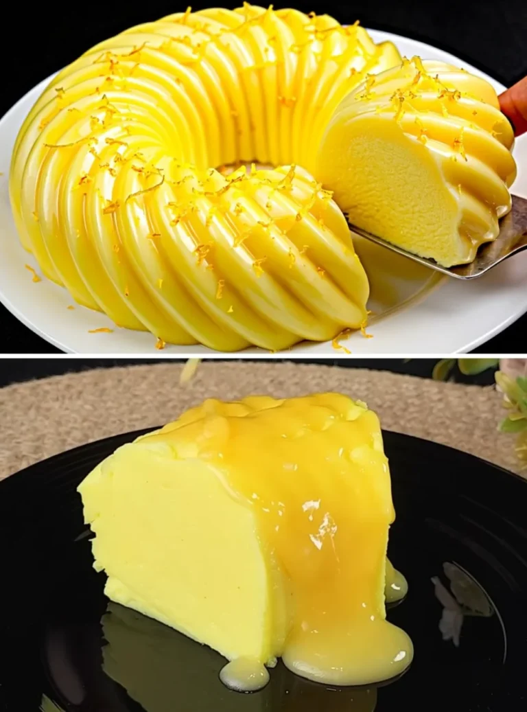 Budino al Limone cremoso servito in un elegante bicchiere