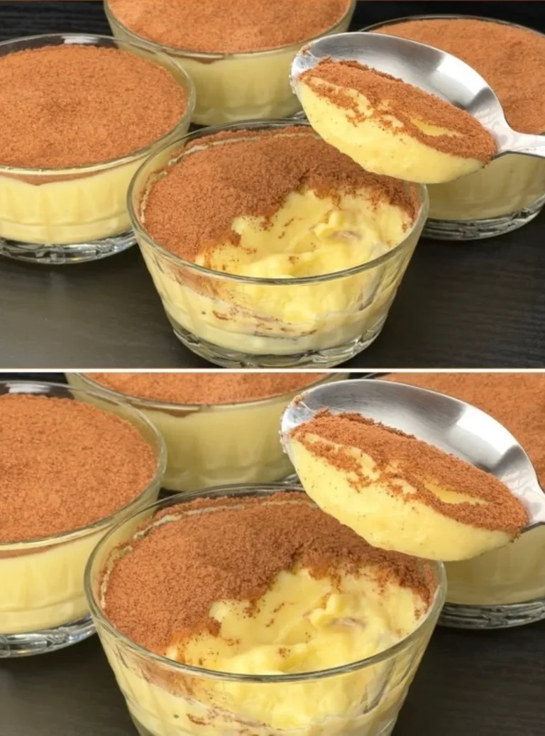 Dolce al limone cremoso e semplice preparato con latte