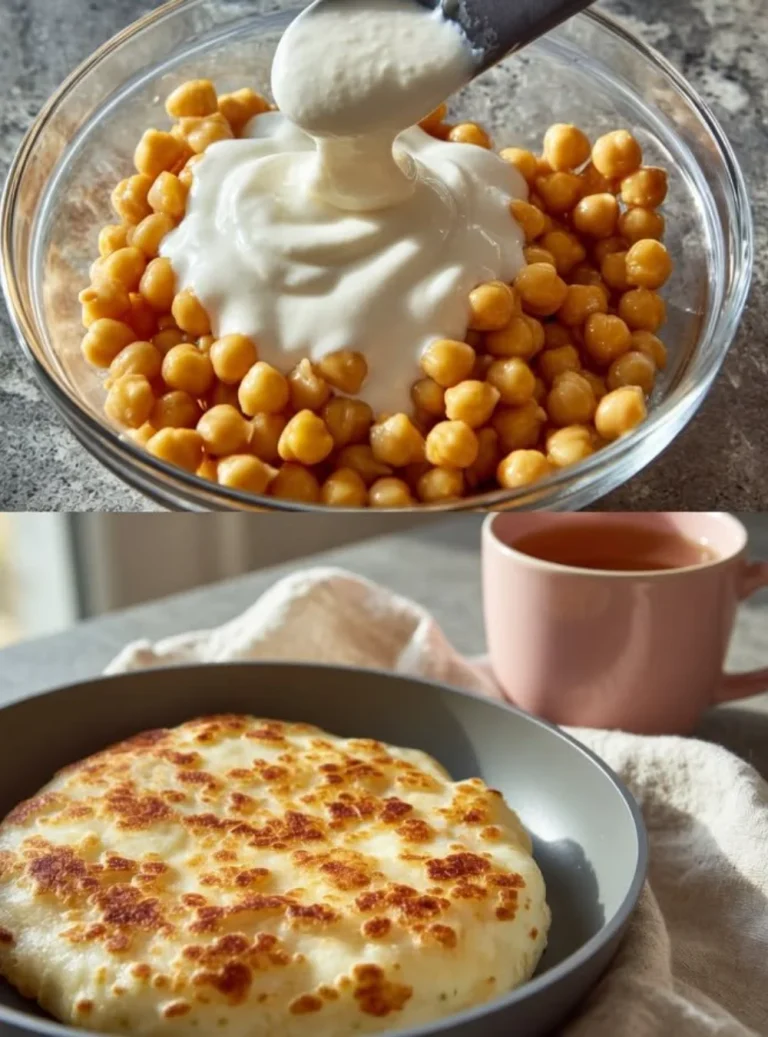 Pane di ceci e yogurt, ricetta facile e gustosa con ingredienti freschi