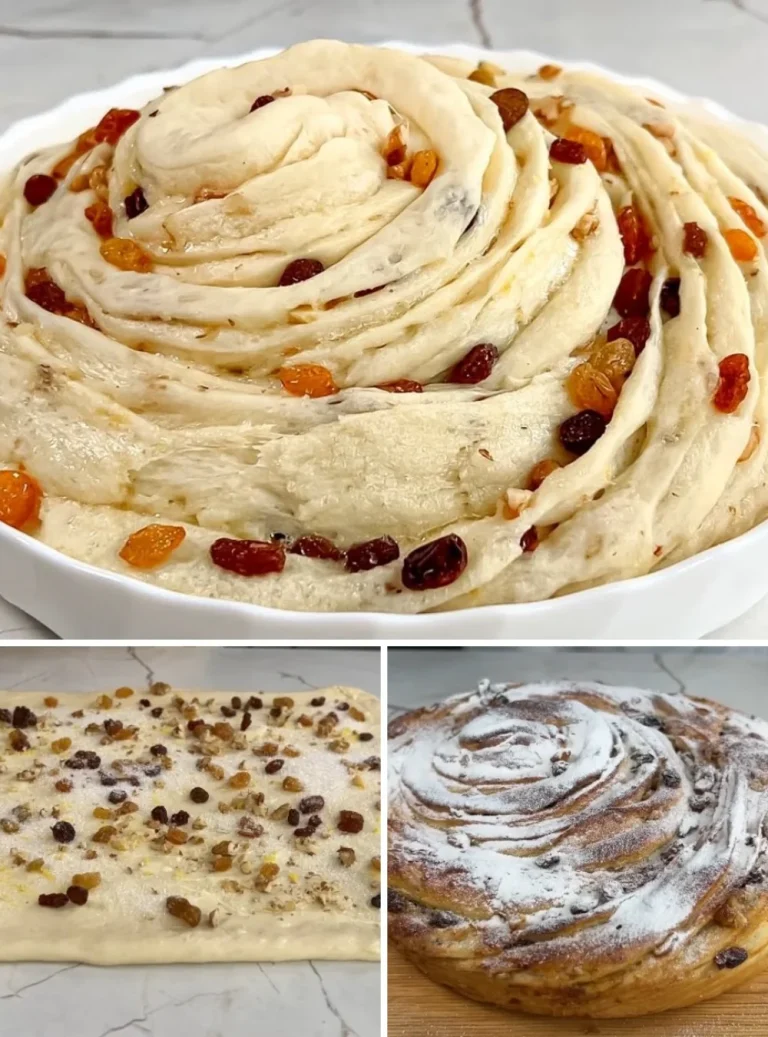 Pane di Natale artigianale decorato per le festività