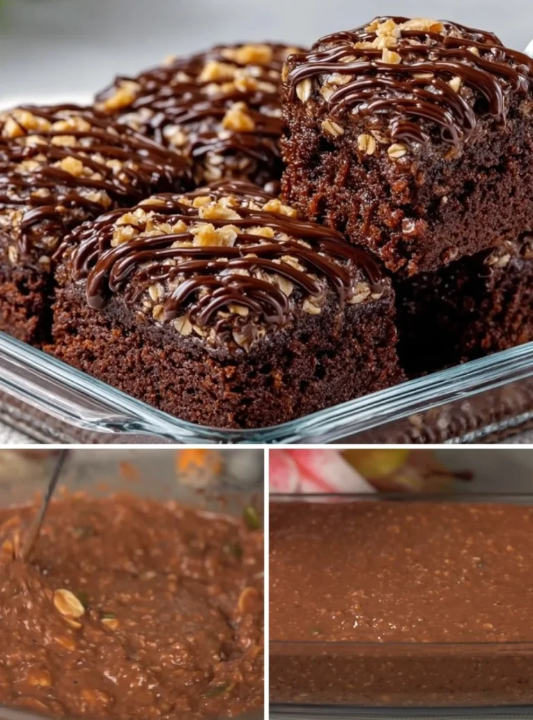 Torta di avena e cioccolato appena sfornata, dessert sano e goloso.