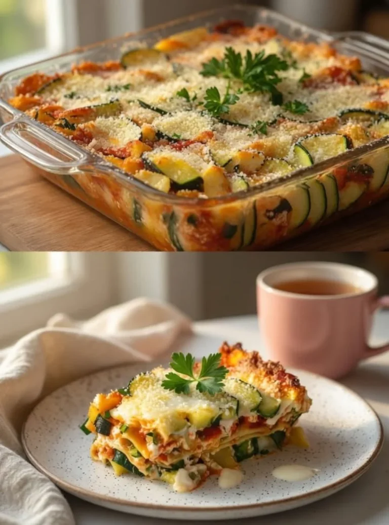 Zucchine al forno con formaggio cremoso e yogurt all'aglio