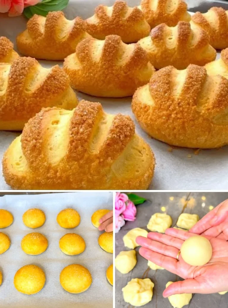 Biscotti ripieni di mela e ciliegia su un tavolo di legno