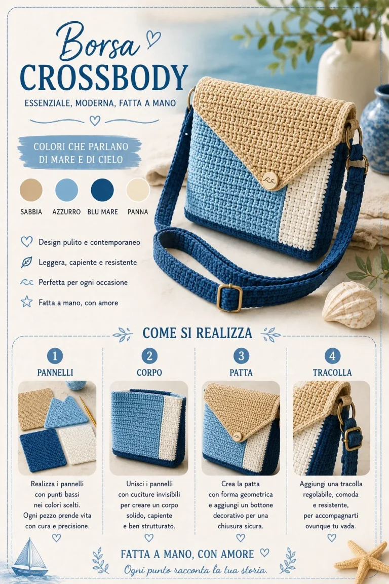Borsa uncinetto Strada di Mare: guida pratica per la realizzazione