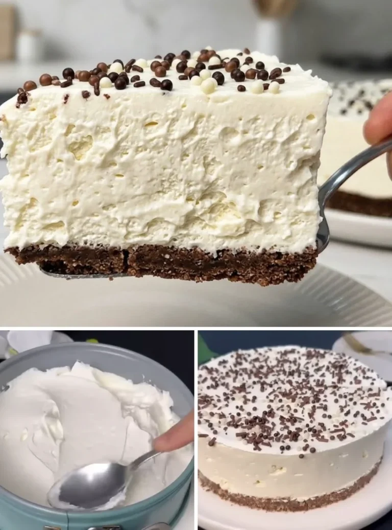 Cheesecake senza cottura preparata con ingredienti freschi e semplici