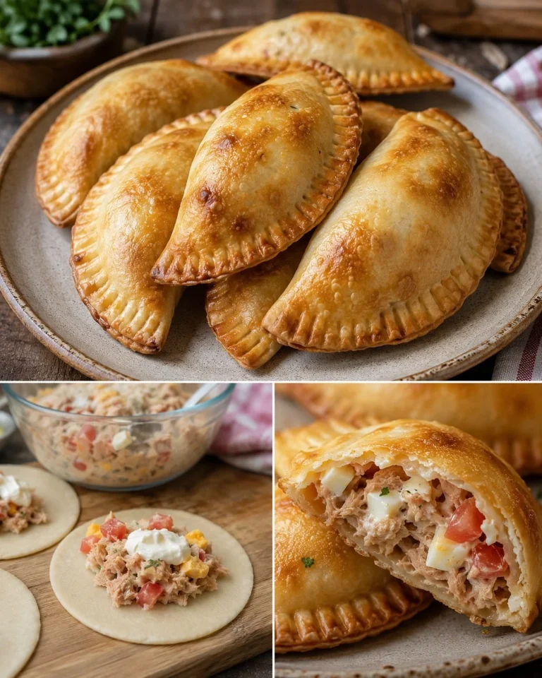 Empanadillas al tonno cremoso cotte in friggitrice ad aria