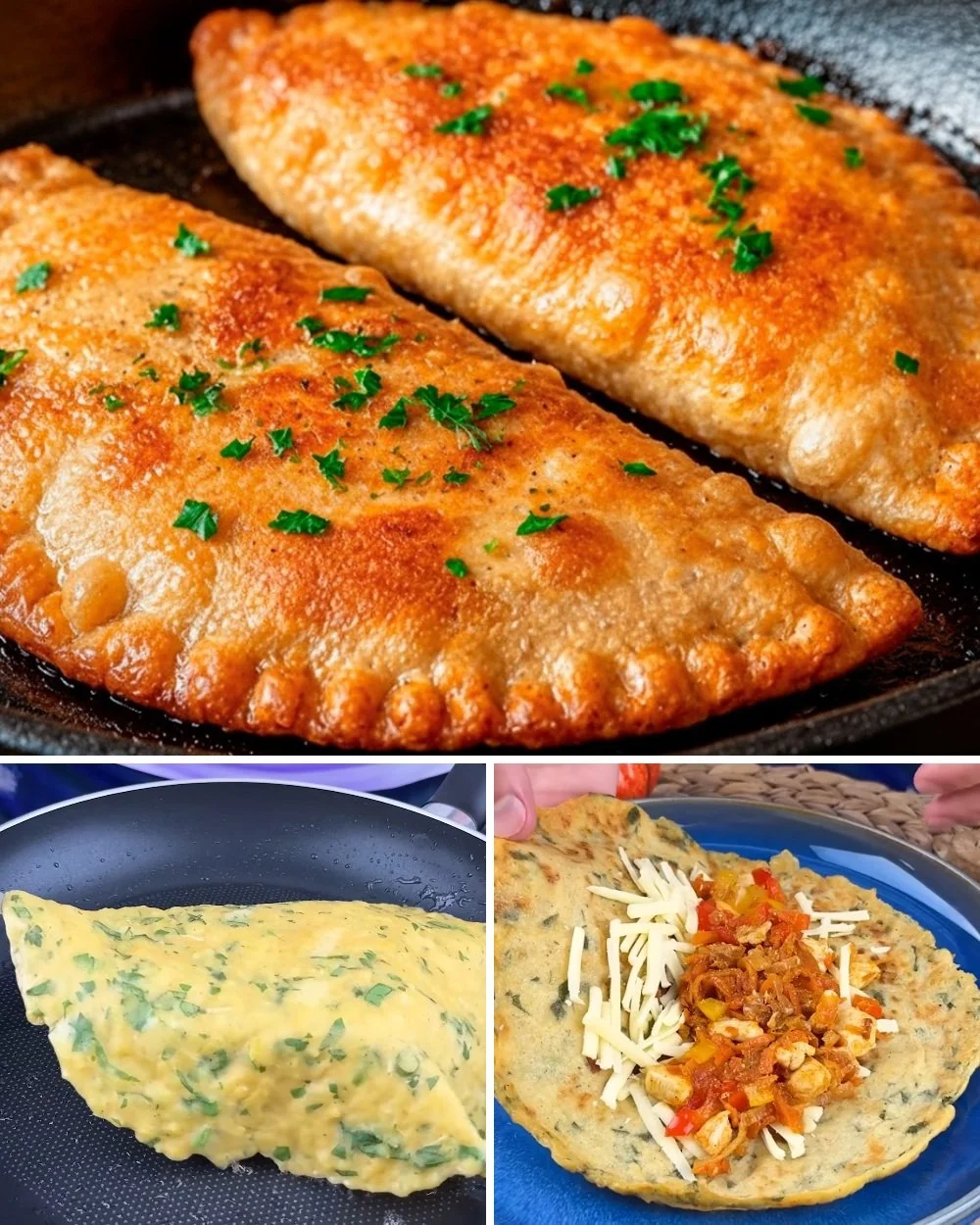 Frittata di patate e pollo gourmet pronta da servire