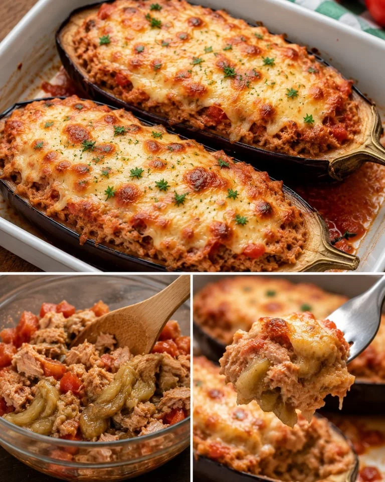 Melanzane ripiene di tonno facili e veloci, ricetta gustosa e semplice