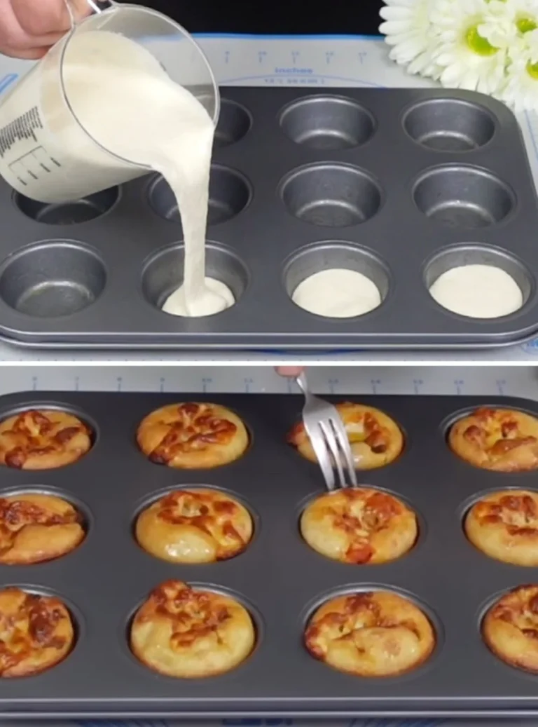 Mini Pizze Fatto in Casa servite su un piatto colorato