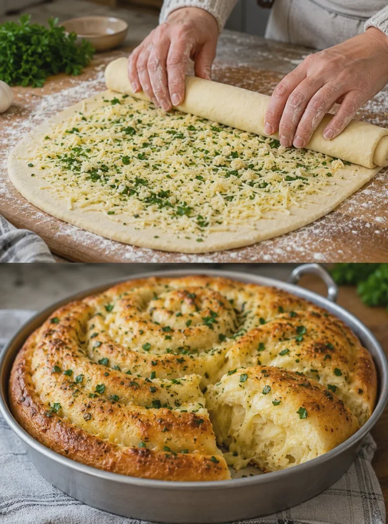 Pane all'aglio con erbe fresche e formaggio fuso, ricetta facile