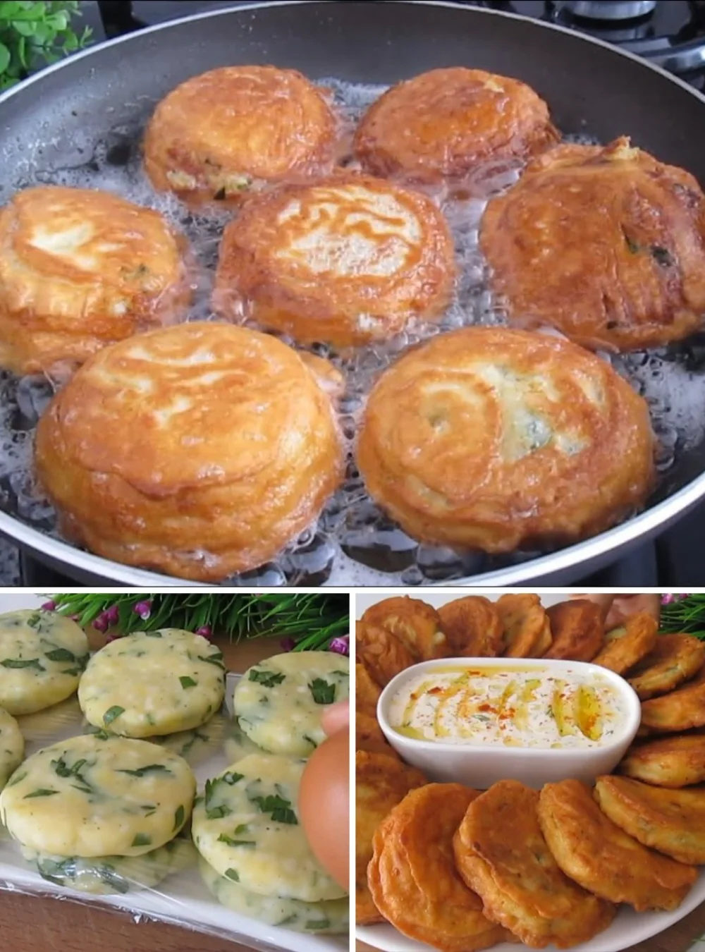 Patate Fritte servite con Salsa di Yogurt, ricetta appetitosa e semplice.