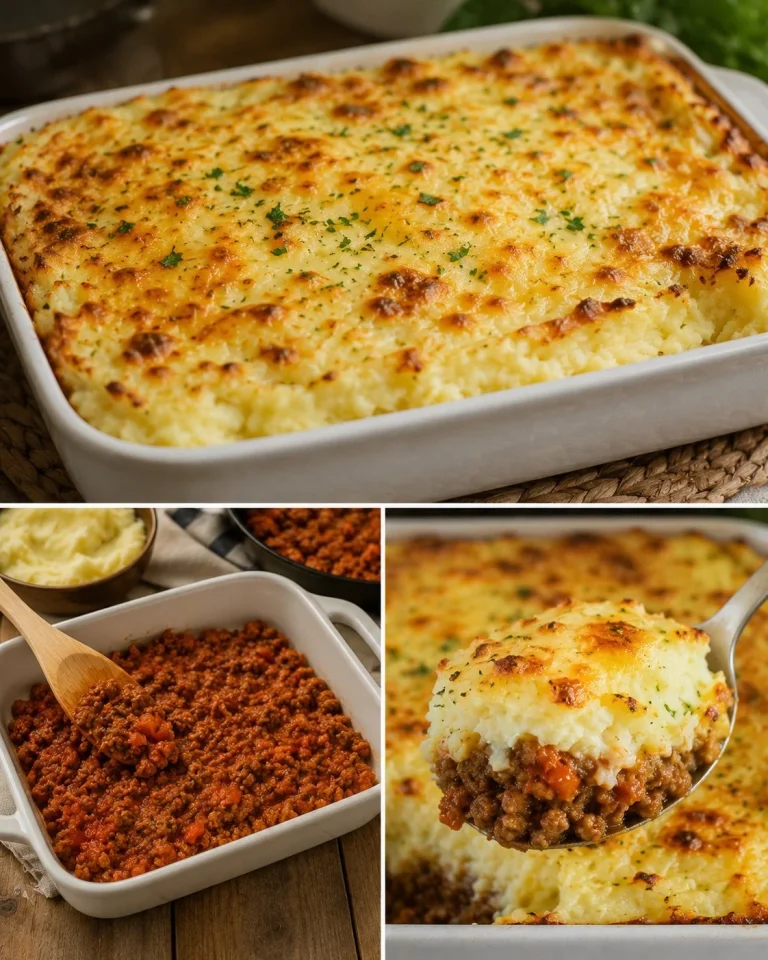 Polpettone di carne macinata servito con purè di patate