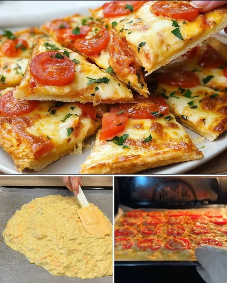 Purea di patate grattugiate con pomodori e formaggio su un piatto delizioso.