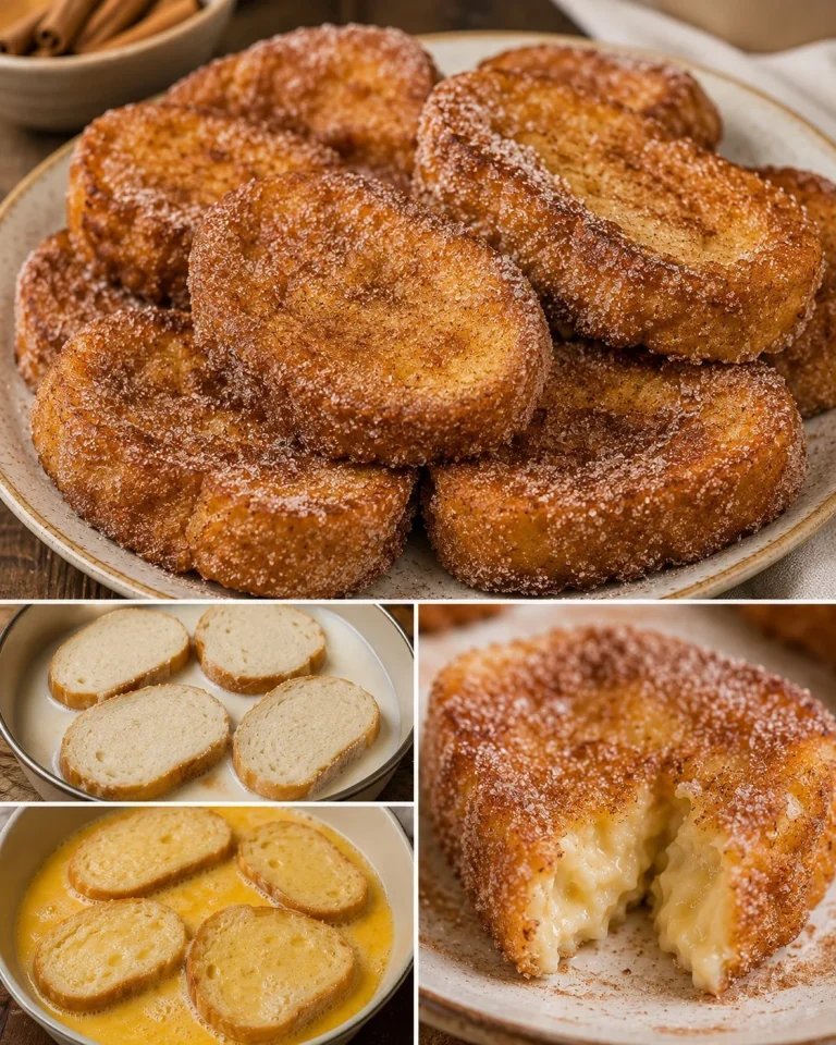 Torrijas al latte veloci in padella pronte da servire.