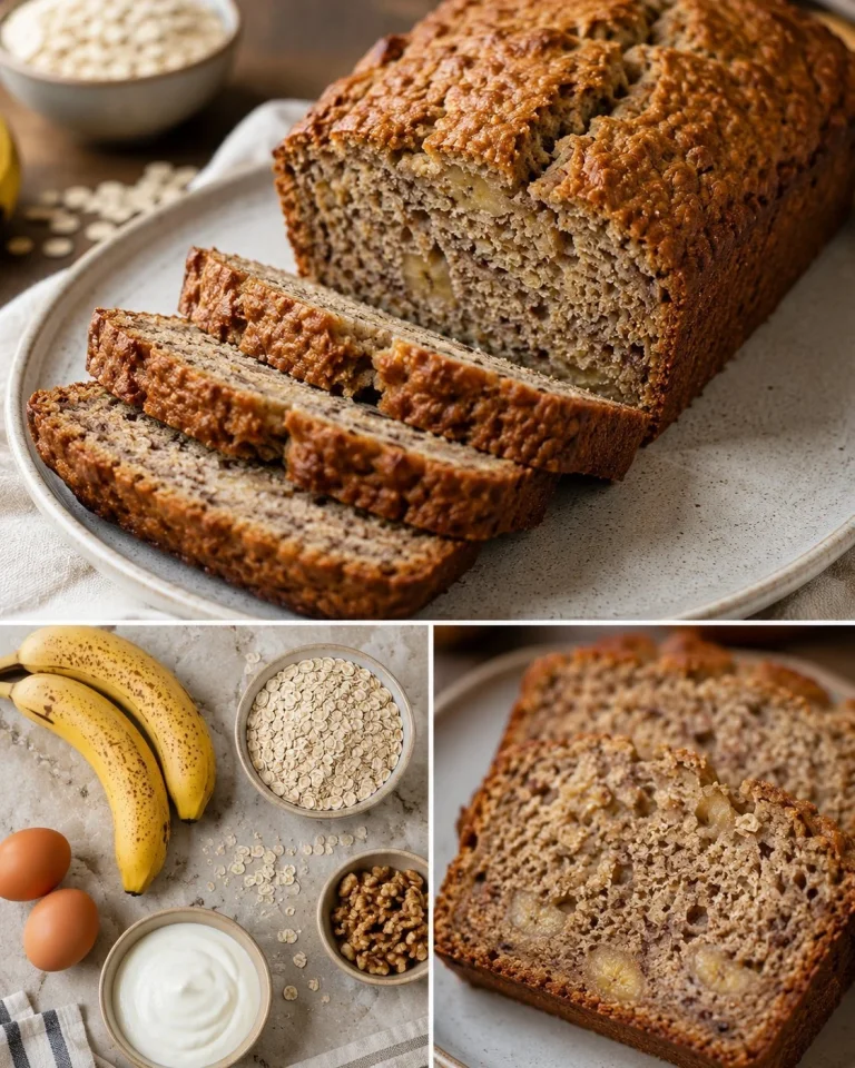 Torta di banana e avena senza zuccheri aggiunti, un dolce sano e saporito