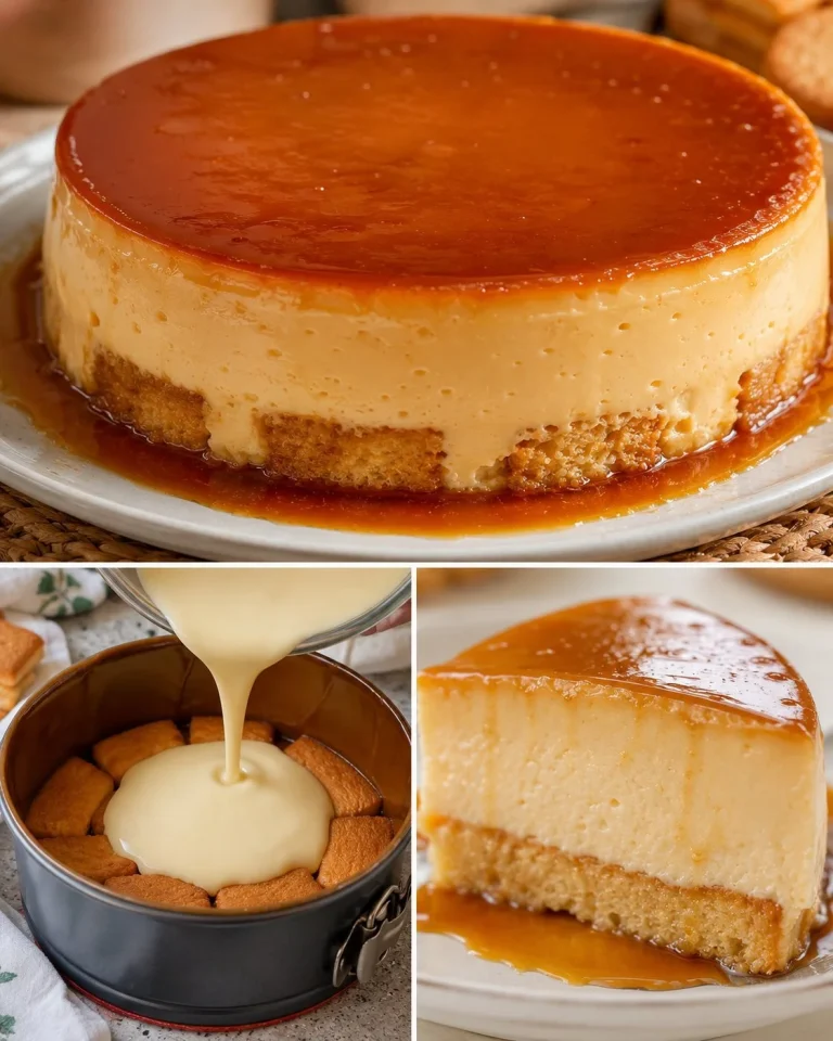 Torta di cuajada e sobaos senza forno, dolce cremoso e fresco