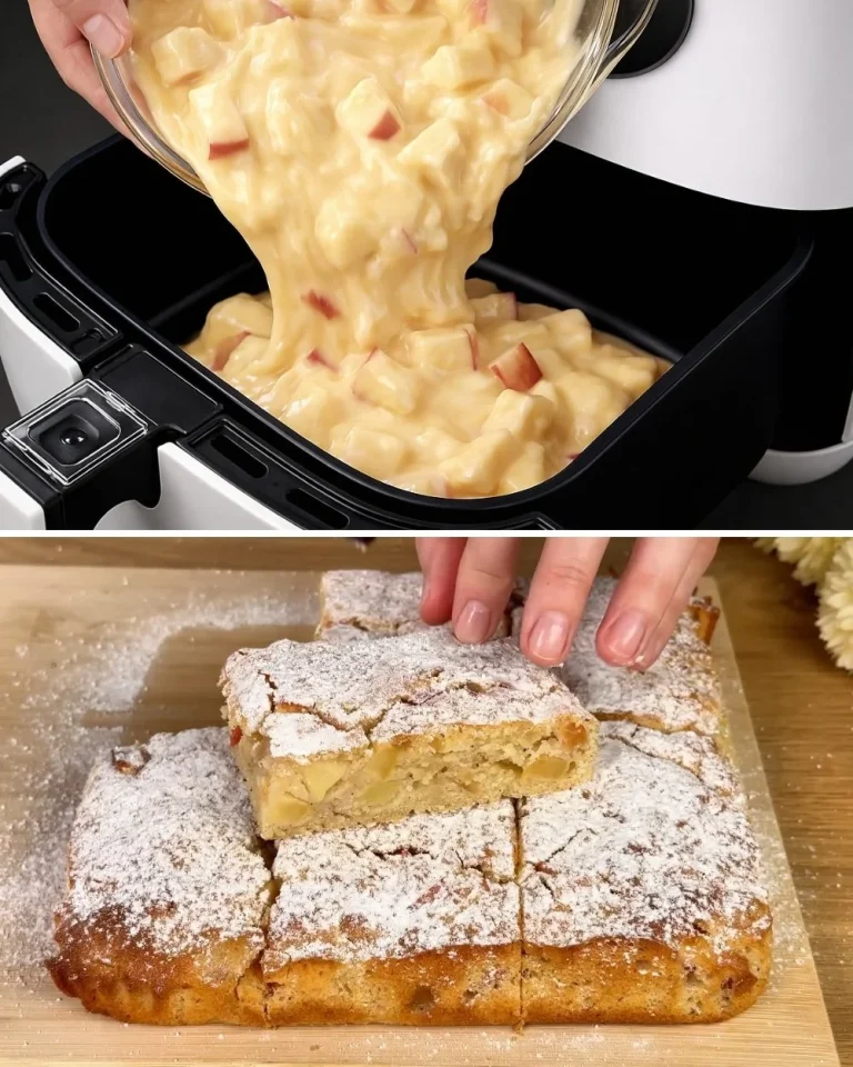 Torta di mele pronta in 5 minuti con ariafryer, dolce facile e veloce