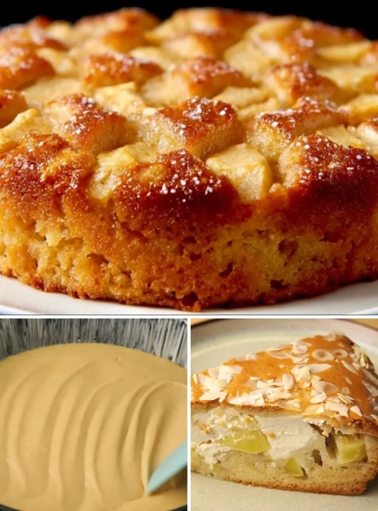 Fetta di Torta di Mele Tedesca su un piatto con mele fresche