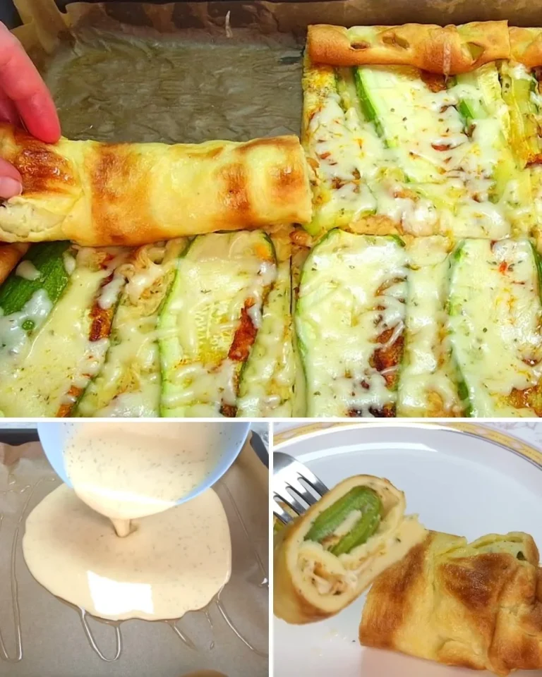 Zucchine al forno saporite appena sfornate, piatto sano e gustoso.