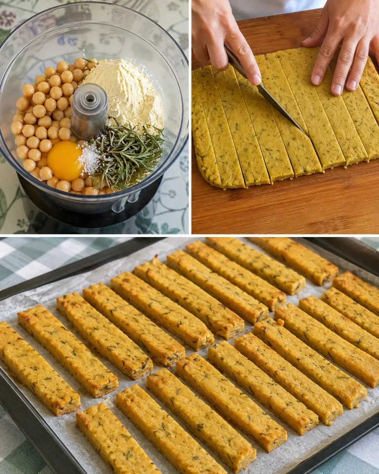Bastoncini di ceci al rosmarino croccanti e golosi